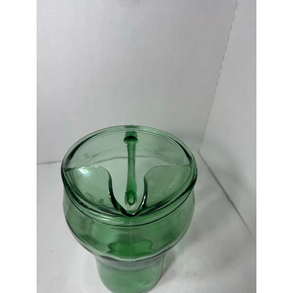 Coca-Cola Green glass pitcher Wahataburger - Picture 7 of 12